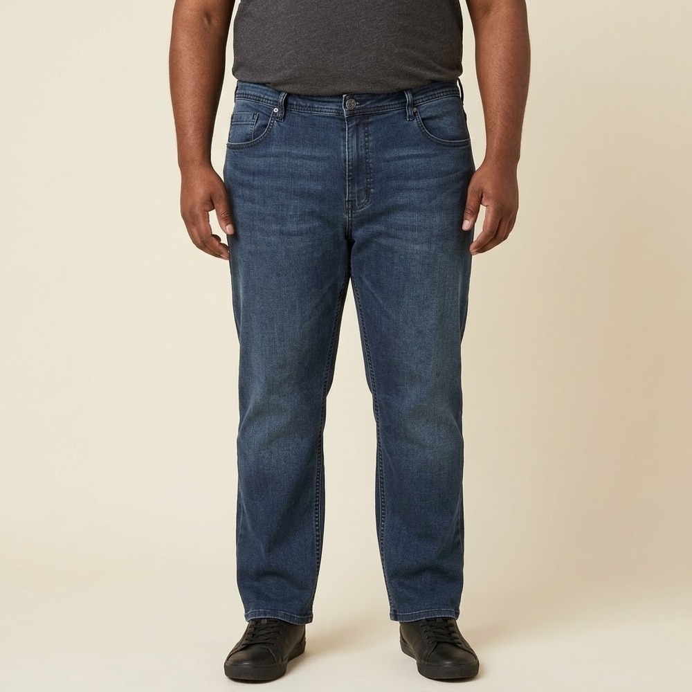 Axel Buffalo David Bitton Jeans Mens 40x29 Slim Stretch Blue Denim EUC